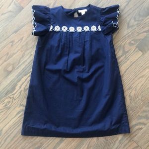 J. Crew Crewcuts shift dress with embroidery